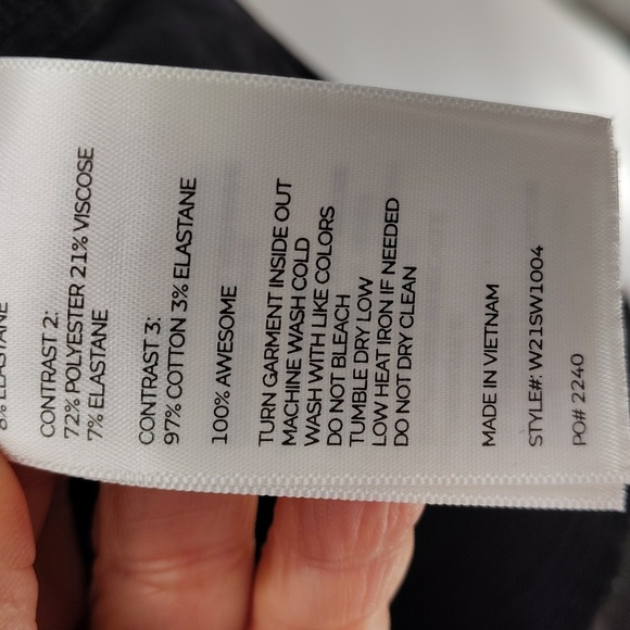 FIGS Scrub Top Black Large Technical Collection Breathable Sides Short Sleeve - Picture 5 of 7